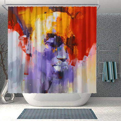 BigProStore Pretty African American Shower Curtains African Lady Bathroom Decor BPS0203 Small (165x180cm | 65x72in) Shower Curtain