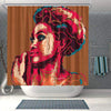 BigProStore Pretty African American Shower Curtains Afro Girl Bathroom Designs BPS0009 Small (165x180cm | 65x72in) Shower Curtain