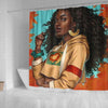 BigProStore Pretty African Print Shower Curtains Black Girl Bathroom Decor BPS0178 Shower Curtain