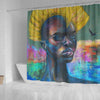 BigProStore Pretty African Print Shower Curtains Melanin Woman Bathroom Decor BPS0090 Shower Curtain