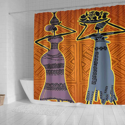 BigProStore Pretty African Shower Curtain Black Queen Bathroom Decor Idea BPS0265 Shower Curtain
