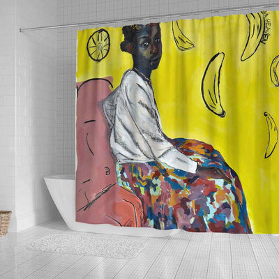 BigProStore Pretty African Themed Shower Curtains African Lady Bathroom Decor Accessories BPS0017 Shower Curtain
