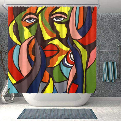 BigProStore Pretty Afro American Shower Curtains African Girl Bathroom Decor BPS0181 Small (165x180cm | 65x72in) Shower Curtain