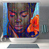 BigProStore Pretty Afro American Shower Curtains African Queen Bathroom Decor BPS0189 Small (165x180cm | 65x72in) Shower Curtain