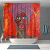 BigProStore Pretty Afro American Shower Curtains Black Girl Bathroom Decor BPS0154 Small (165x180cm | 65x72in) Shower Curtain