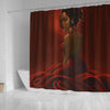 BigProStore Pretty Afro American Shower Curtains Black Queen Bathroom Decor BPS0211 Shower Curtain