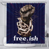 BigProStore Pretty Freeish Since 1865 African American Themed Shower Curtains Afrocentric Bathroom Decor BPS120 Small (165x180cm | 65x72in) Shower Curtain
