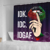 BigProStore Pretty IDK IDC IDGAF I Don't Know Care African American Themed Shower Curtains African Bathroom Accessories BPS147 Small (165x180cm | 65x72in) Shower Curtain