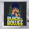 BigProStore Pretty Pretty Afro Girl Black And Boujee African American Bathroom Shower Curtains African Bathroom Decor BPS192 Small (165x180cm | 65x72in) Shower Curtain