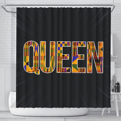 BigProStore Pretty Queen African Art Afrocentric Shower Curtains African Bathroom Decor BPS199 Small (165x180cm | 65x72in) Shower Curtain
