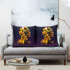 BigProStore Afrocentric Throw Pillows Pro Black My Roots Pride Square Throw Pillow African Inspired Throw Pillows Throw Pillows