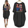 BigProStore Pug Shirt Love Needs No Words Women Dress For Her Black / S Women Dress