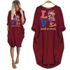 BigProStore Pug Shirt Love Needs No Words Women Dress For Her Red / S Women Dress