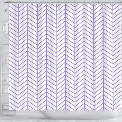 BigProStore Shower Curtain Decor Purple Herringbone Shower Curtain Bathroom Decor Ideas Herringbone Shower Curtain