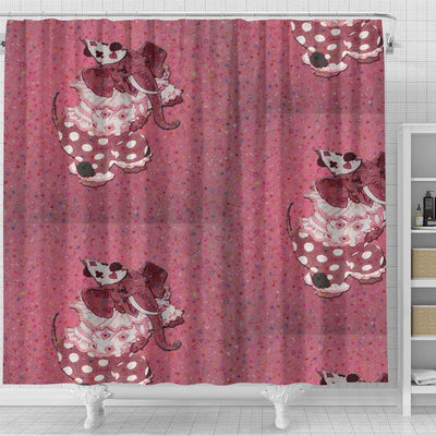 BigProStore Elephant Bathroom Sets Retro Circus Elephant Bathroom Decor Ideas Shower Curtain / Small (165x180cm | 65x72in) Shower Curtain