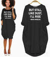 BigProStore But Still Like Dust I'll Rise Shirt Melanin Women Dress Women Dress