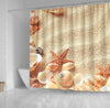 BigProStore Bathroom Curtain Seashells Shower Curtain Fantasy Fabric Bath Bathroom Beach Shower Curtain