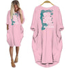 BigProStore Mermaids Shirt She Has The Spirit Of The Mermaid Women Dress Pink / S Women Dress