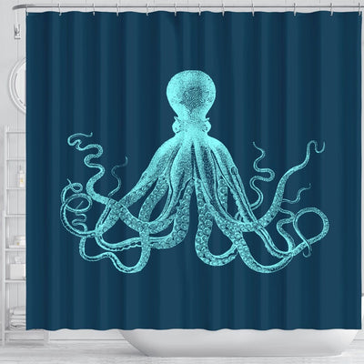 BigProStore Kraken Shower Curtain Decor Shower Curtain Bathroom Accessories Kraken Shower Curtain / Small (165x180cm | 65x72in) Kraken Shower Curtain