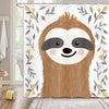 BigProStore Sloth Bathroom Curtains Sloth Cute Bathroom Accessories Gifts For Sloth Lovers Sloth Shower Curtain / Small (165x180cm | 65x72in) Sloth Shower Curtain