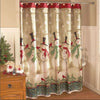 BigProStore Christmas Tree Shower Curtain Snowman Polyester Water Proof Material Home Bath Decor 3 Sizes Christmas Shower Curtain / Small (165x180cm | 65x72in) Christmas Shower Curtain