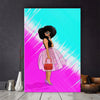 BigProStore South Africa Poster Fashionista Melanin Popin Girl Minimalist Wall Art Poster