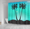 BigProStore Beach Shower Curtain Stunning Palm Trees Shower Curtain Bathroom Wall Decor Ideas Beach Shower Curtain