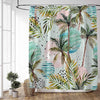 BigProStore Palm Print Shower Curtain Summer Tropical Palm Tree Polyester Water Proof Material Bathroom Accessories 3 Sizes Palm Tree Shower Curtain / Small (165x180cm | 65x72in) Palm Tree Shower Curtain