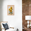 BigProStore Sunflower Canvas Art Sun Caress Canvas For The Wall Canvas / 12" x 18" Canvas