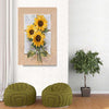 BigProStore Sunflower Canvas Art Sun Caress Canvas For The Wall Canvas / 32" x 48" Canvas