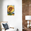BigProStore Vintage Sunflower Canvass Sunflowers And Dragonflies Inspired Living Room Canvas / 12" x 18" Canvas