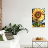BigProStore Vintage Sunflower Canvass Sunflowers And Dragonflies Inspired Living Room Canvas / 24" x 36" Canvas