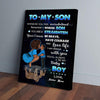 BigProStore Custom Canvas To My Son Whenever You Feel Overwhelmed Gift From Mom Lion Vertical Canvas Wall Art Attractive Digital Prints 16" x 24" Canvas