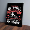 BigProStore Best Canvas Prints Yes Im A Volleyball Grandma Vertical Canvas Wall Art Beautiful Canvas For The Wall 16" x 24" Canvas