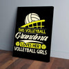 BigProStore Canvas Art Prints This Volleyball Grandma Loves Her Volleyball Girls Vertical Canvas Wall Art Stunning  Wall Decor At Home 16" x 24" Canvas