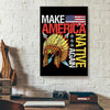 BigProStore Custom Canvas Prints Make America Native Again Headdress Verticalcanvas Wall Art Stunning  Wall Canvas 12" x 18" Canvas
