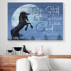 BigProStore Canvas Prints Be Still And Know That I Am God Horse Horizontal Canvas Wall Art Stunning  Canvas Home Decoration 18" x 12" Canvas
