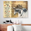 BigProStore Custom Canvas Prints I Choose You To Do Life With Hand In Hand Andalusian Horse Canvas Wall Art 18" x 12" Canvas