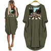 BigProStore The Dachles Dachshund Lovers Women Pocket Dress Green / S Women Dress