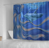 BigProStore Bottlenose Dolphin Bath Decor The Kiss Lucie Funny Shower Curtains Dolphin Shower Curtain