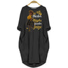 BigProStore The Thicker The Thighs The Sweeter The Prize Black Women Pocket Dress Black / S Women Dress