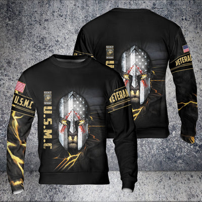 BigProStore U.S.M.C Veteran Apparel Usmc Lion Veteran Usa Army Hoodie - Sweatshirt - Tshirt - Zip Hoodie