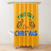 BigProStore Christmas Tree Shower Curtain This Guy Love Christmas Polyester Shower Curtain Waterproof Bathroom Decor 3 Sizes Christmas Shower Curtain / Small (165x180cm | 65x72in) Christmas Shower Curtain