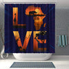 BigProStore Trendy Africa Art in LOVE Black African American Shower Curtains Afro Bathroom Decor BPS011 Shower Curtain