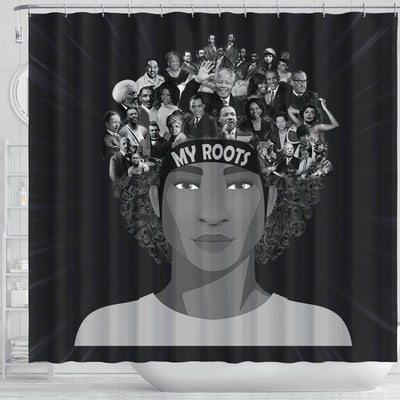 BigProStore Trendy Afro Male My African Roots African American Inspired Shower Curtains African Bathroom Accessories BPS040 Shower Curtain