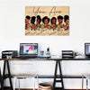 BigProStore Nice African Custom Canvas Trendy Afrocentric Canvas African American Women Black Men Digital Appealing Canvas Wall Art African American Canvas