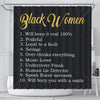 BigProStore Trendy Black Women Facts Funny African American Themed Shower Curtains African Bathroom Decor BPS123 Small (165x180cm | 65x72in) Shower Curtain