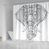 BigProStore Elephant Bathroom Sets Tribal Elephant African Animal Art Bathroom Decor Ideas Shower Curtain