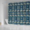 BigProStore Elephant Bathroom Sets Tribal Elephant Trees Bathroom Decor Shower Curtain