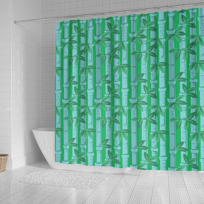 BigProStore Bamboo Decor Bathroom Sets Marvellous Tropical Green Bamboo Art Pattern Shower Curtain Bathroom Decor Ideas Shower Curtain